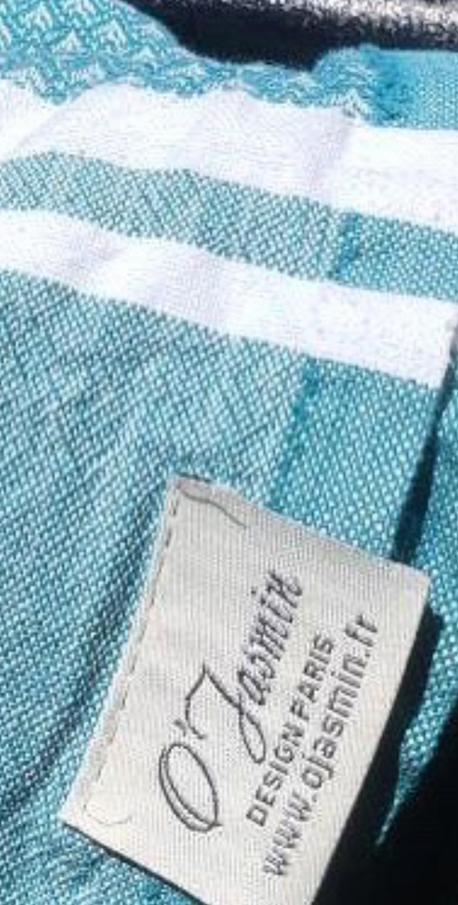 1000 шт - COTTON LABEL: Заказ на производство этикеток с индивидуальным дизайном печати