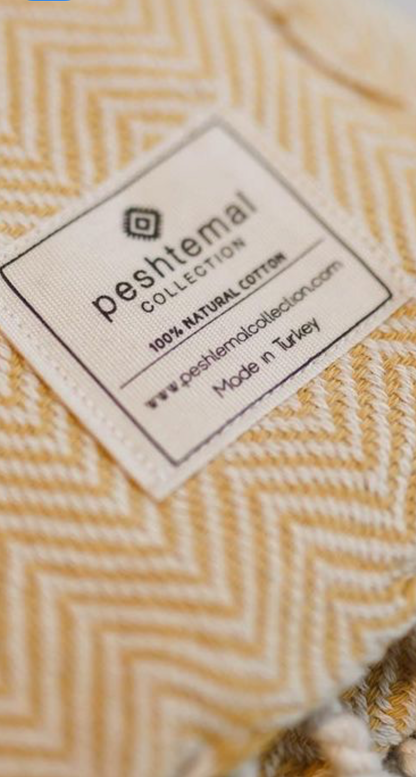 1000 шт - COTTON LABEL: Заказ на производство этикеток с индивидуальным дизайном печати